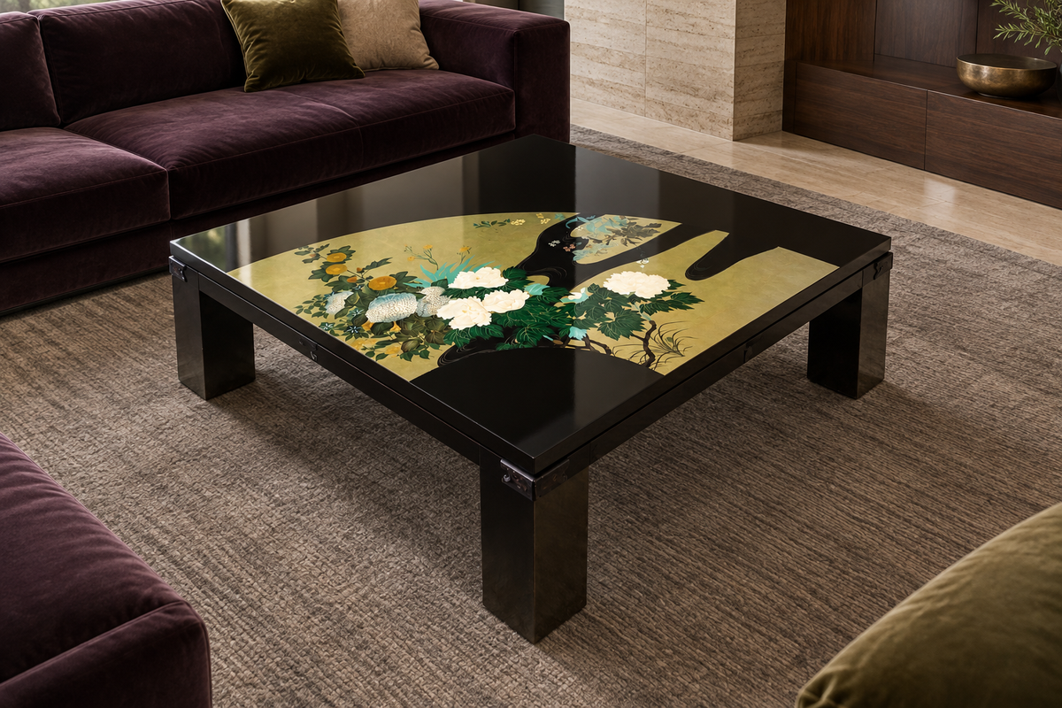 Shinsei Bloom Center Table, Black