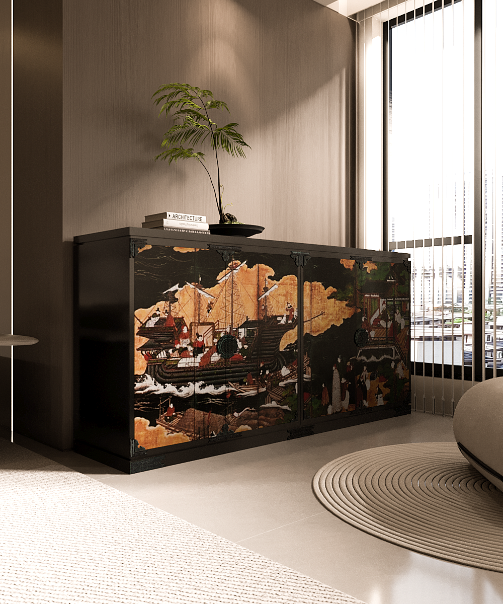 Nanban Voyage (南蛮航海) Credenza. Product view