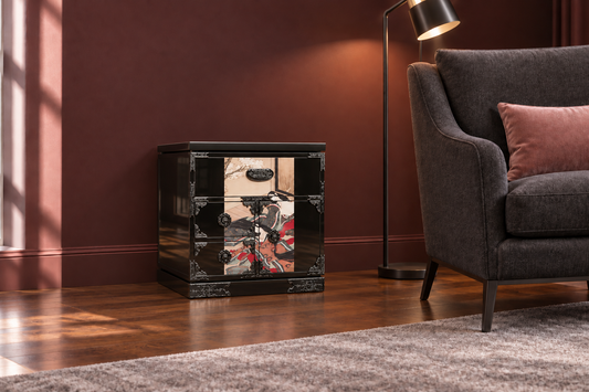 Edo Bijin (江戸美人) Side Cabinet in the home — styled concept image