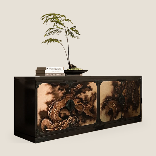 Ryu no Mon (龍の門) Low Cabinet — original product image with aligned background and framing